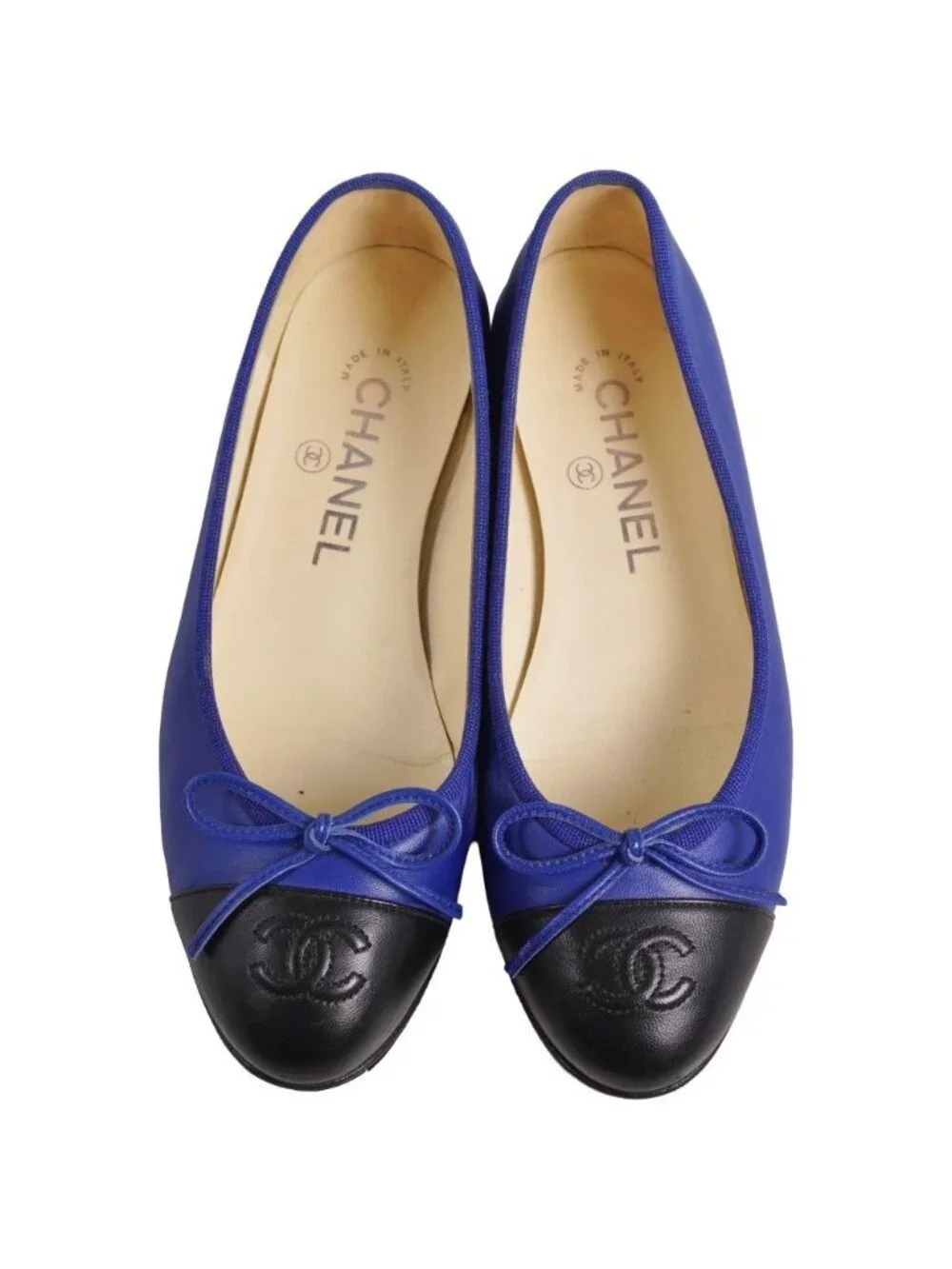 Chanel Pumps Ballerina Ribbon Cocoma Flat